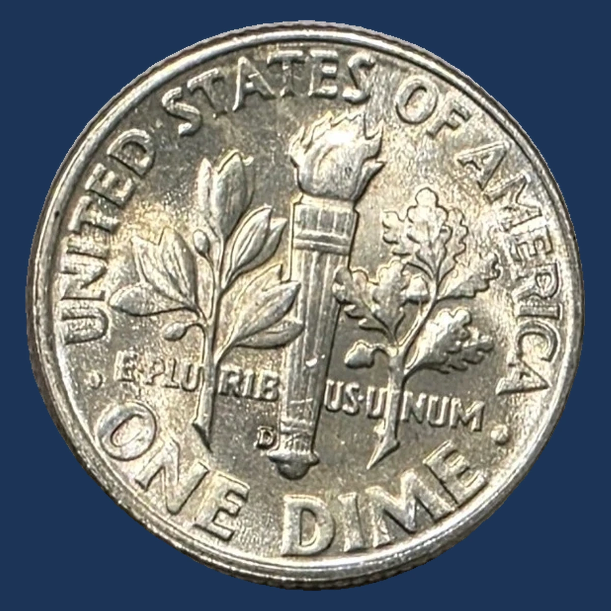 1951 Roosevelt Dime: Doubled Die Reverse