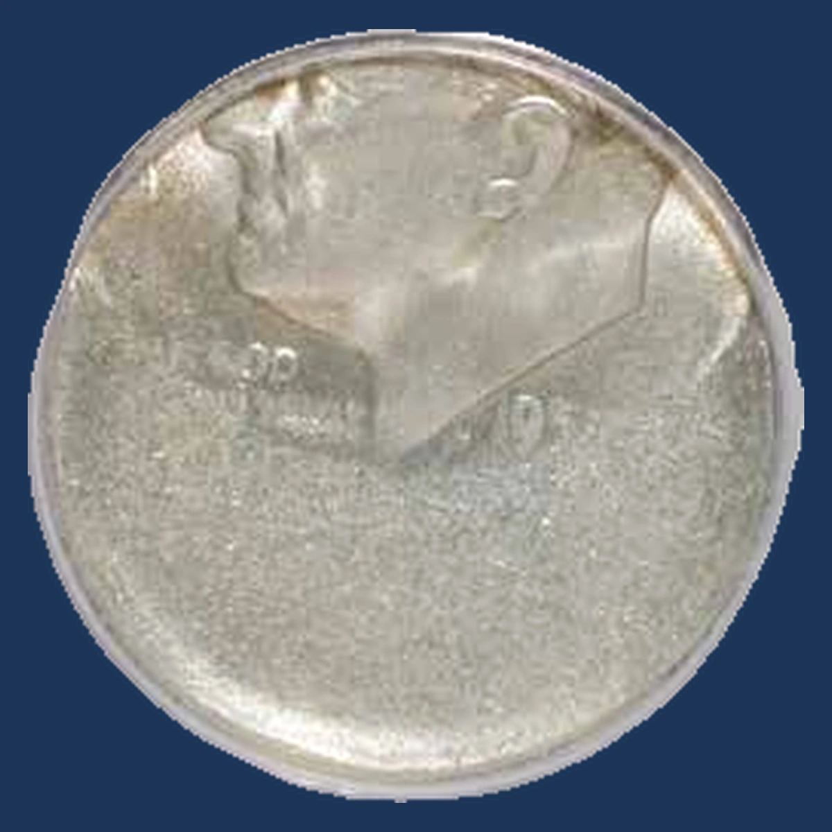 1951 Roosevelt Dime: Off-Center Strike