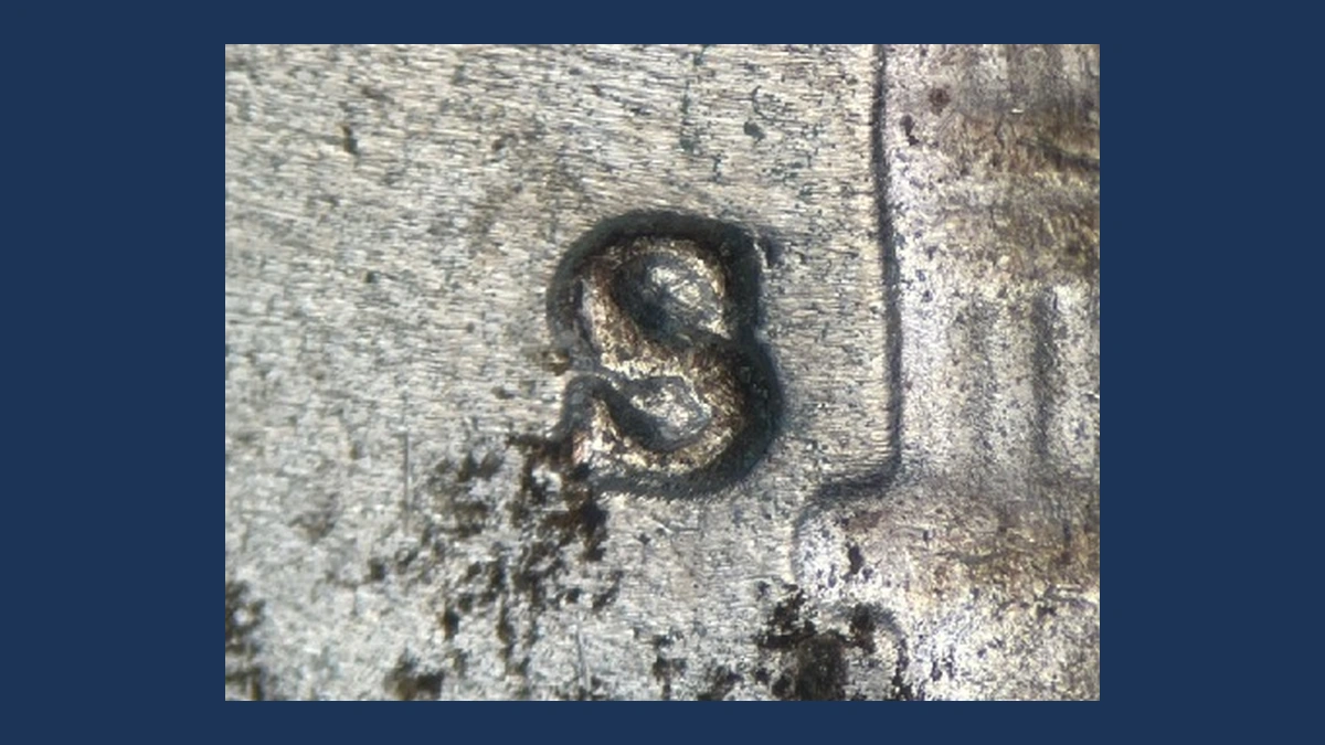 1949 Roosevelt Dime: Repunched S Mintmark