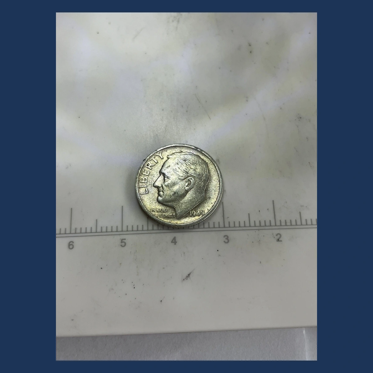 1949 Roosevelt Dime: Doubled Die Obverse