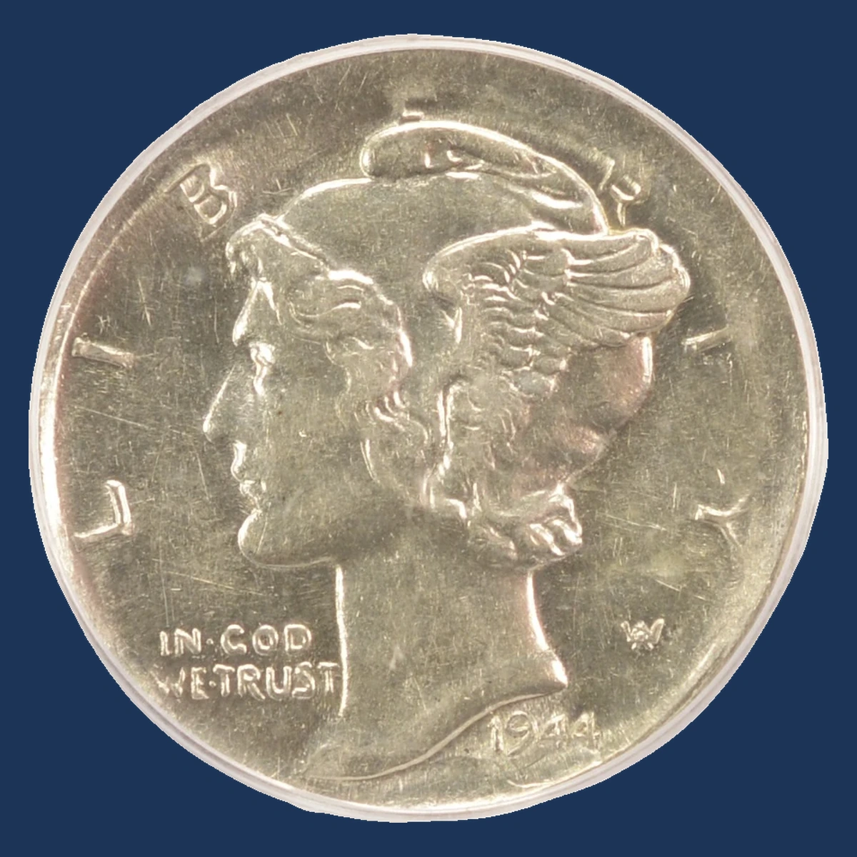 1944 Mercury Dime: Broadstrike