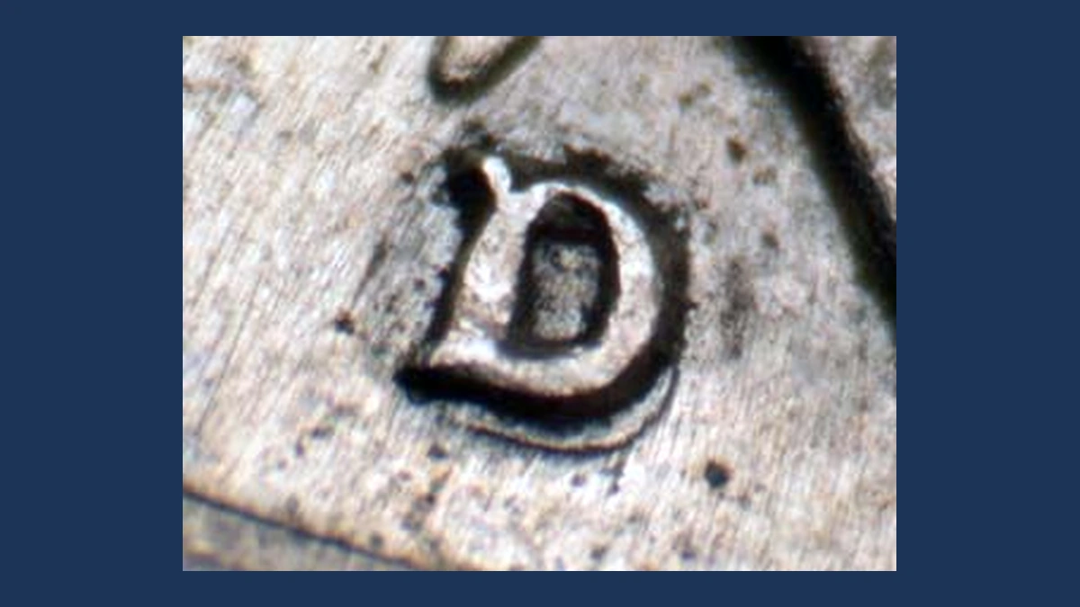 1942 Mercury Dime: Repunched Mintmark