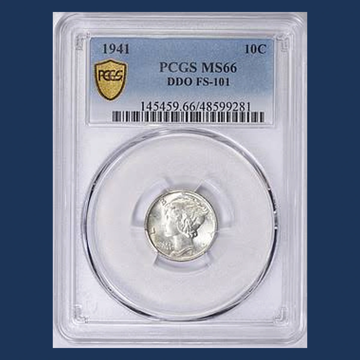 1941 Mercury Dime: Doubled Die Obverse
