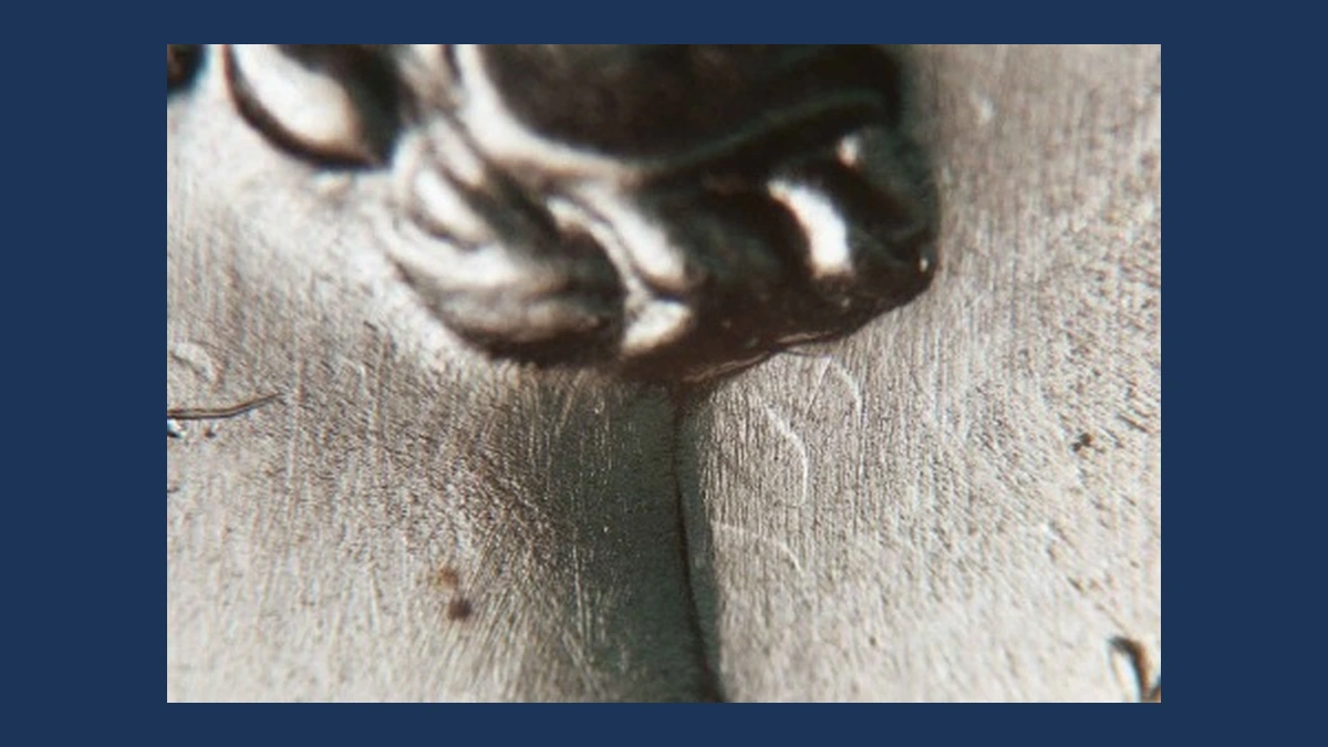 1940 Mercury Dime: Overpolished Die