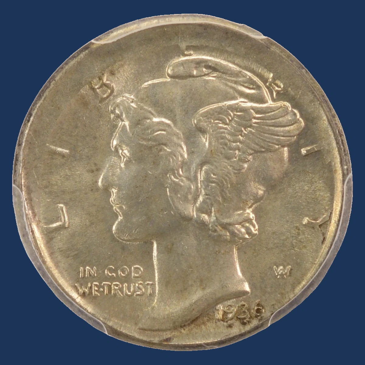 1936 Mercury Dime: Broadstrike