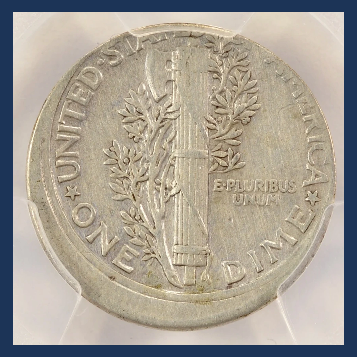 1934 Mercury Dime: Misaligned Die