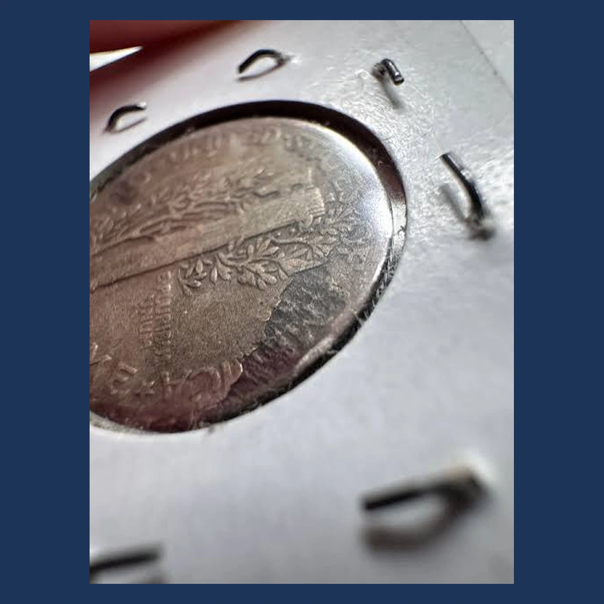 1931 Mercury Dime: Lamination
