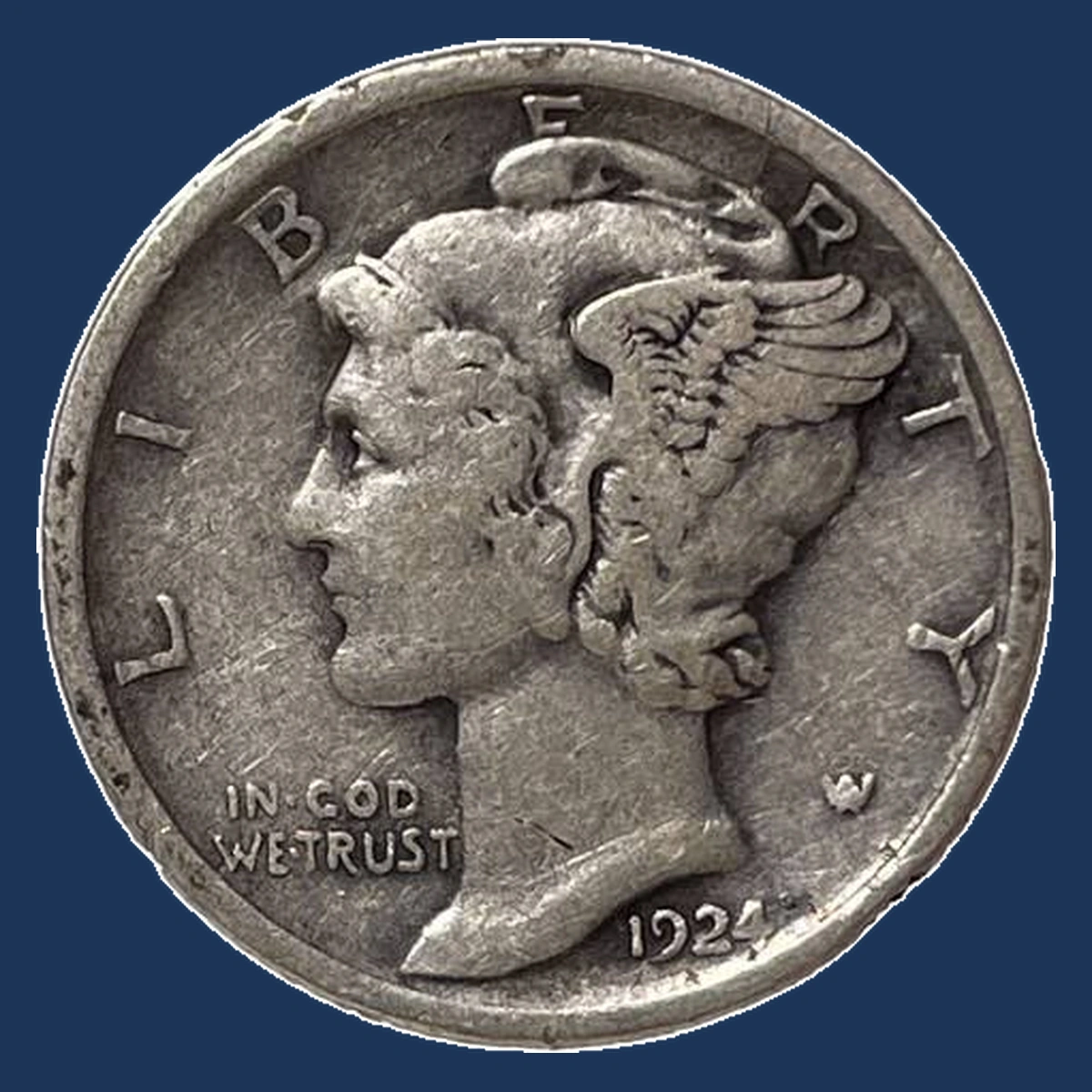 1924 Mercury Dime: Broadstrike