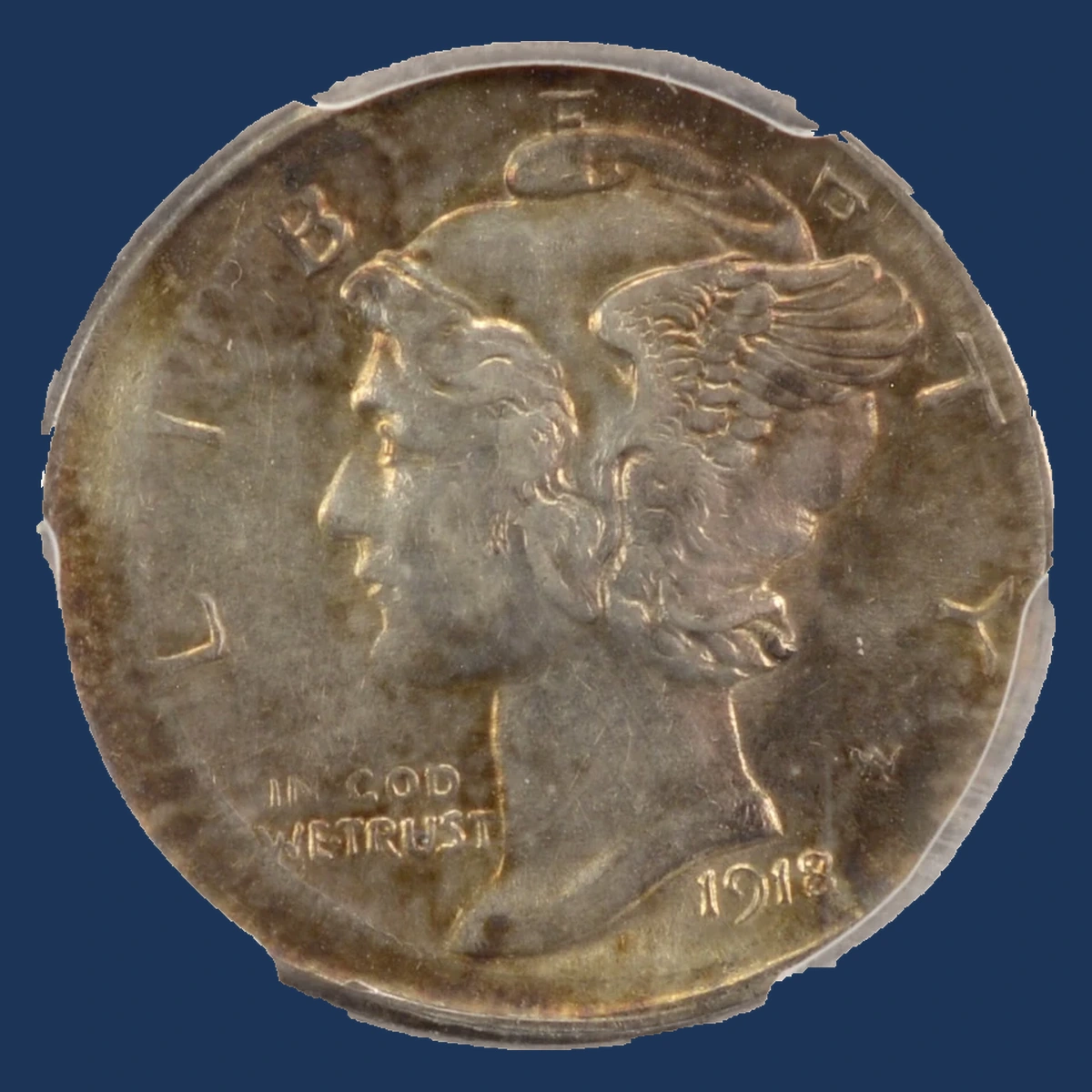 1918 Mercury Dime: Broadstrike