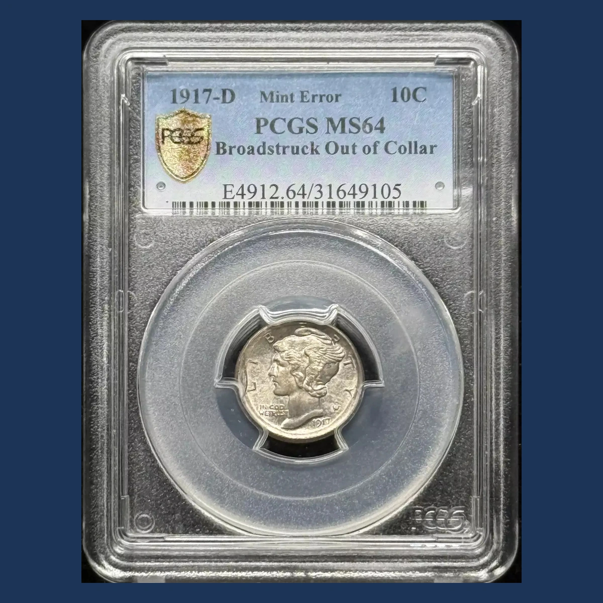 1917 Mercury Dime: Broadstrike
