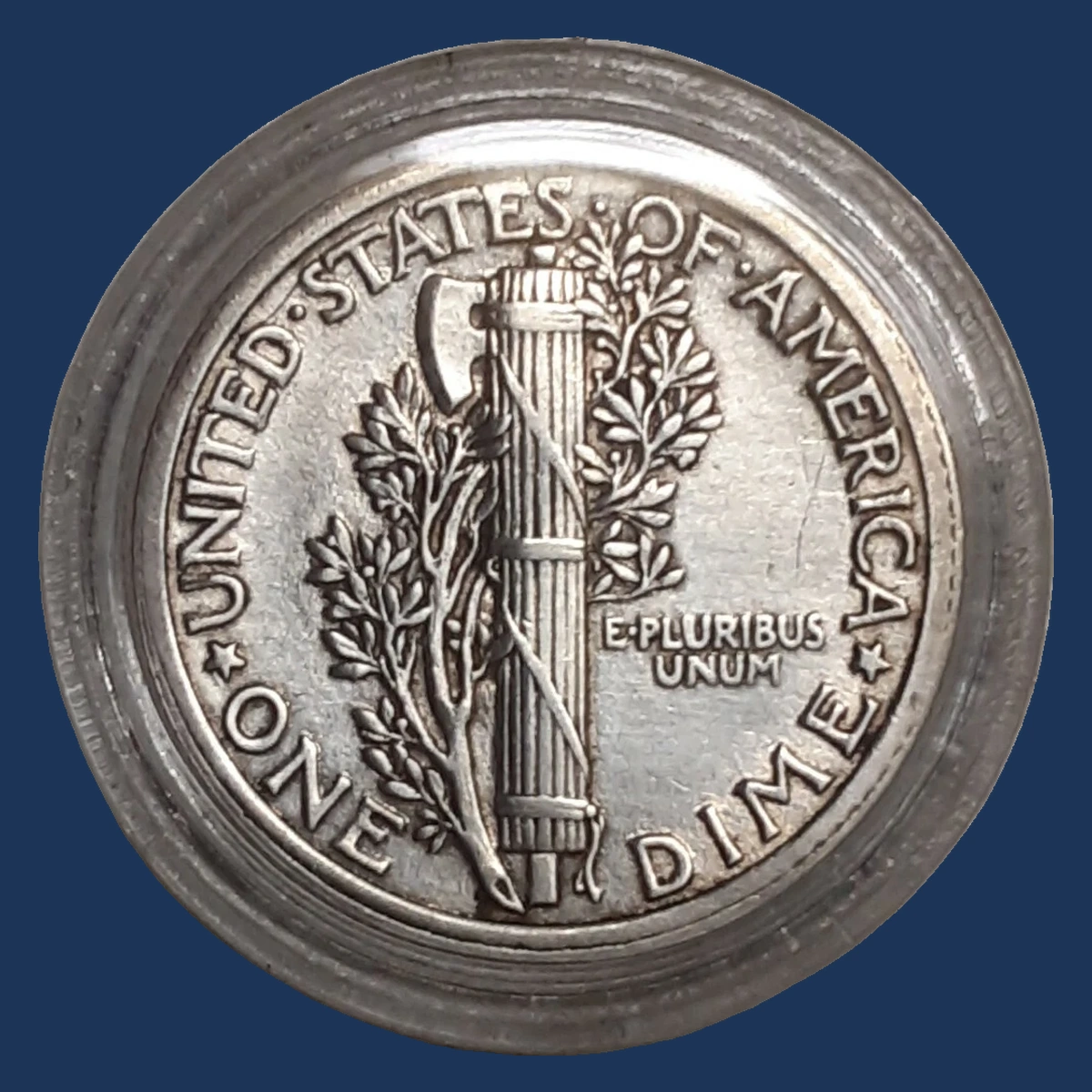 1916 Mercury Dime: Die Crack / Die Chip