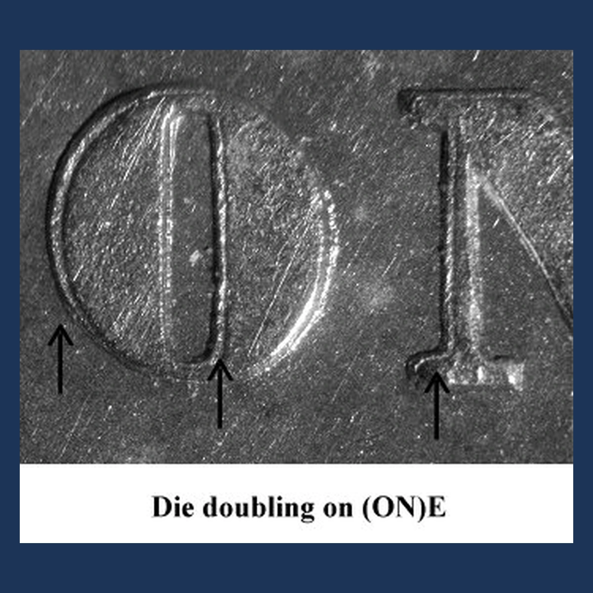 1889 Liberty Seated Dime: Doubled Die Reverse