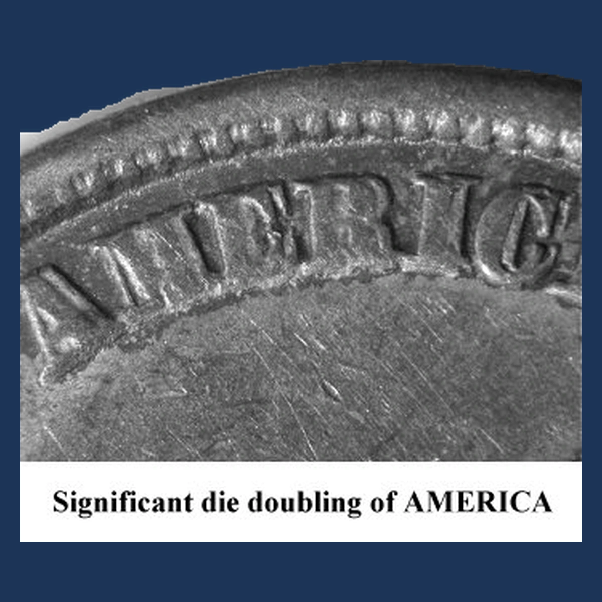 1876 Liberty Seated Dime: Doubled Die Obverse