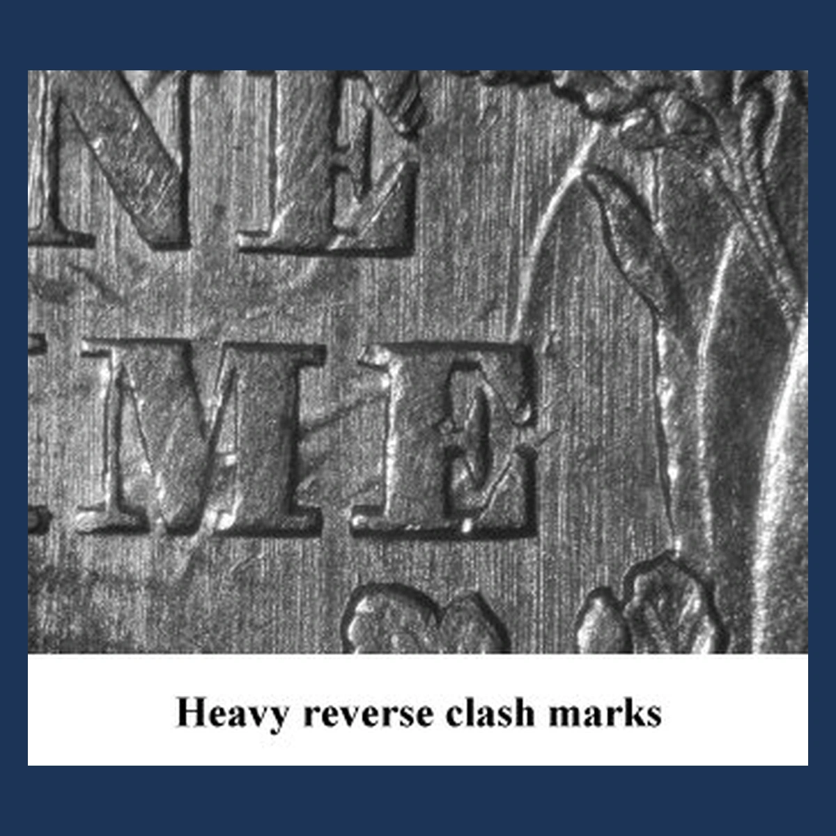 1861 Liberty Seated Dime: Clashed Dies