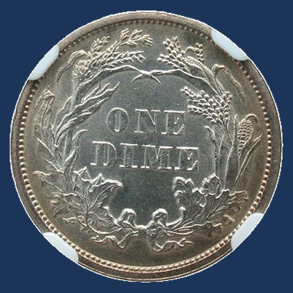 1861 Liberty Seated Dime: Rotated Dies