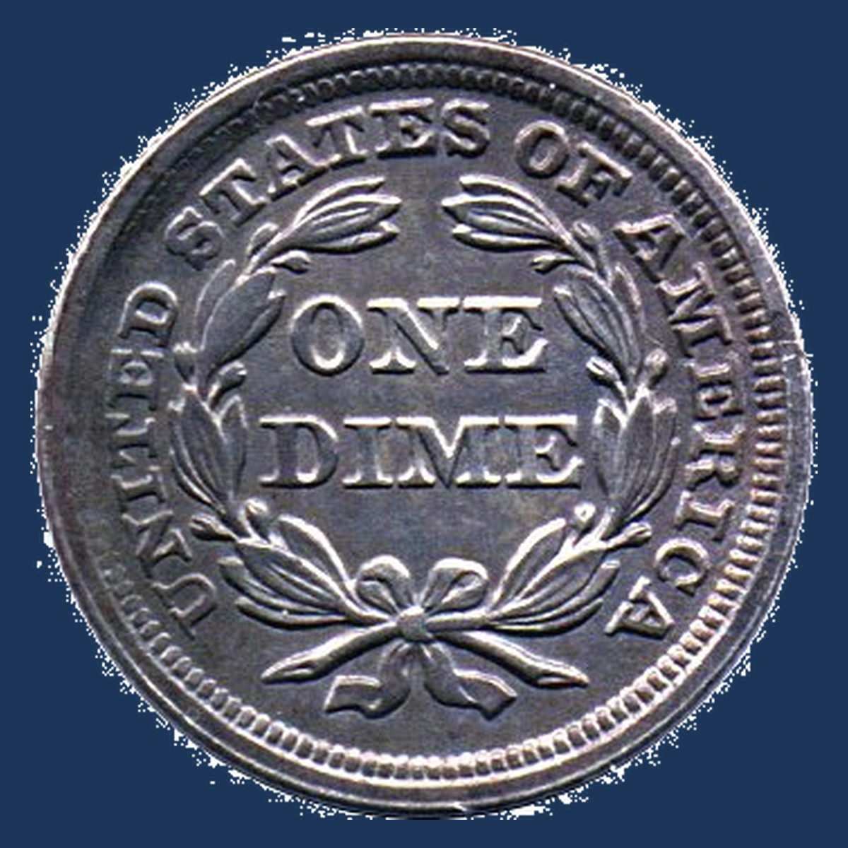 1857 Liberty Seated Dime: Die Deterioration