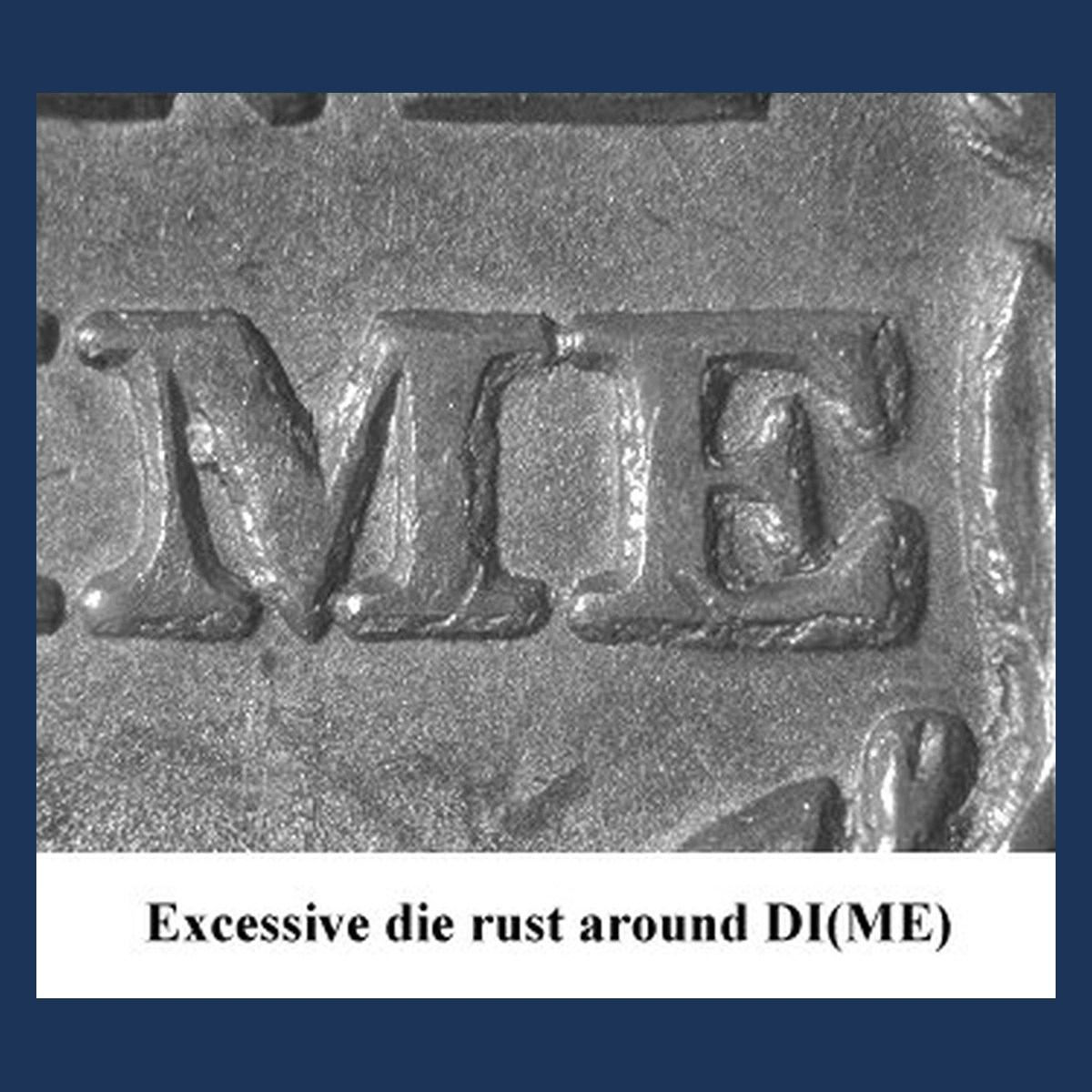 1841 Liberty Seated Dime: Die Deterioration