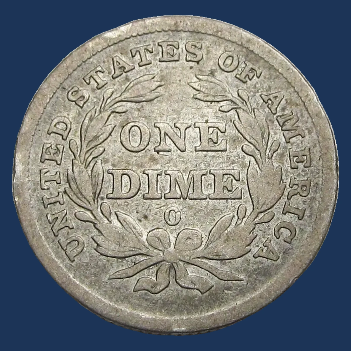 1839 Liberty Seated Dime: Repunched Mintmark