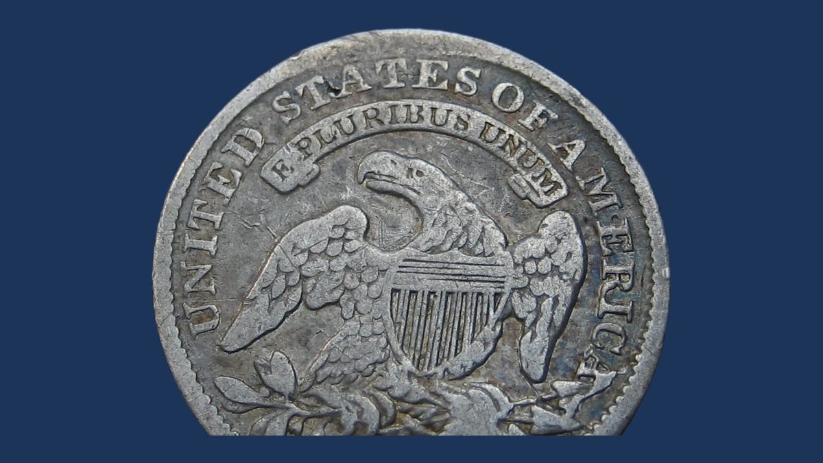 1832 Capped Bust Dime: Die Crack / Die Chip