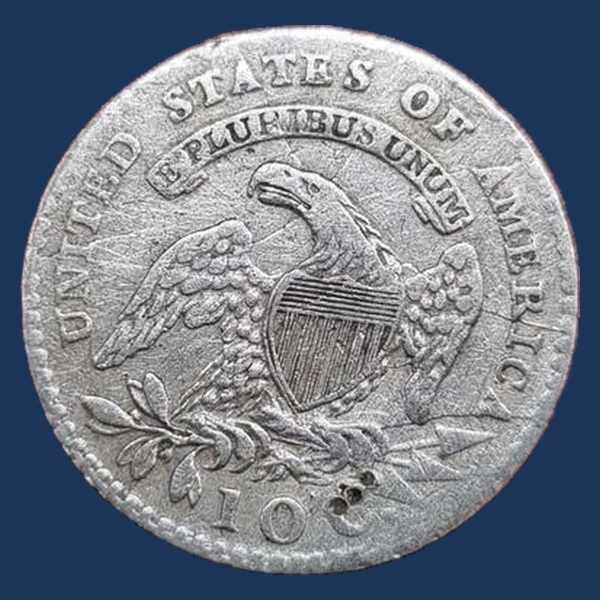 1811 Capped Bust Dime: Die Crack