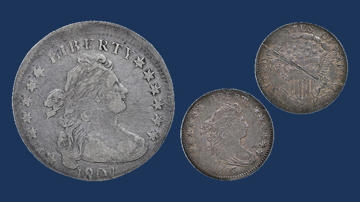 1807 Draped Bust Dime: Off-Center Strike