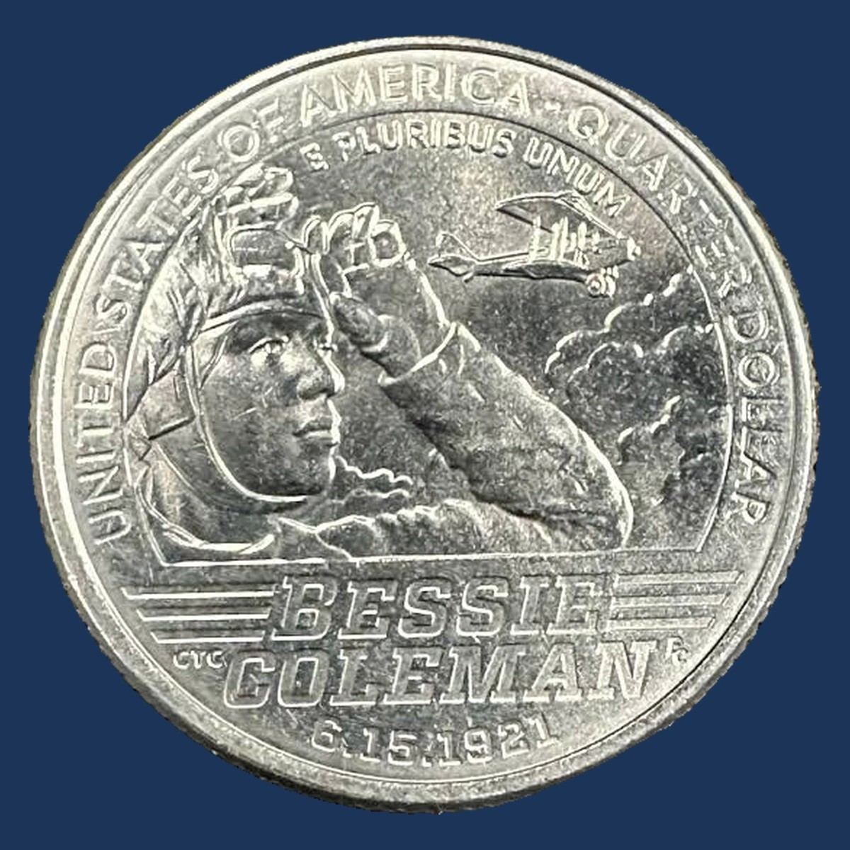 2023 Quarter: Bessie Coleman — Die Crack / Die Chip