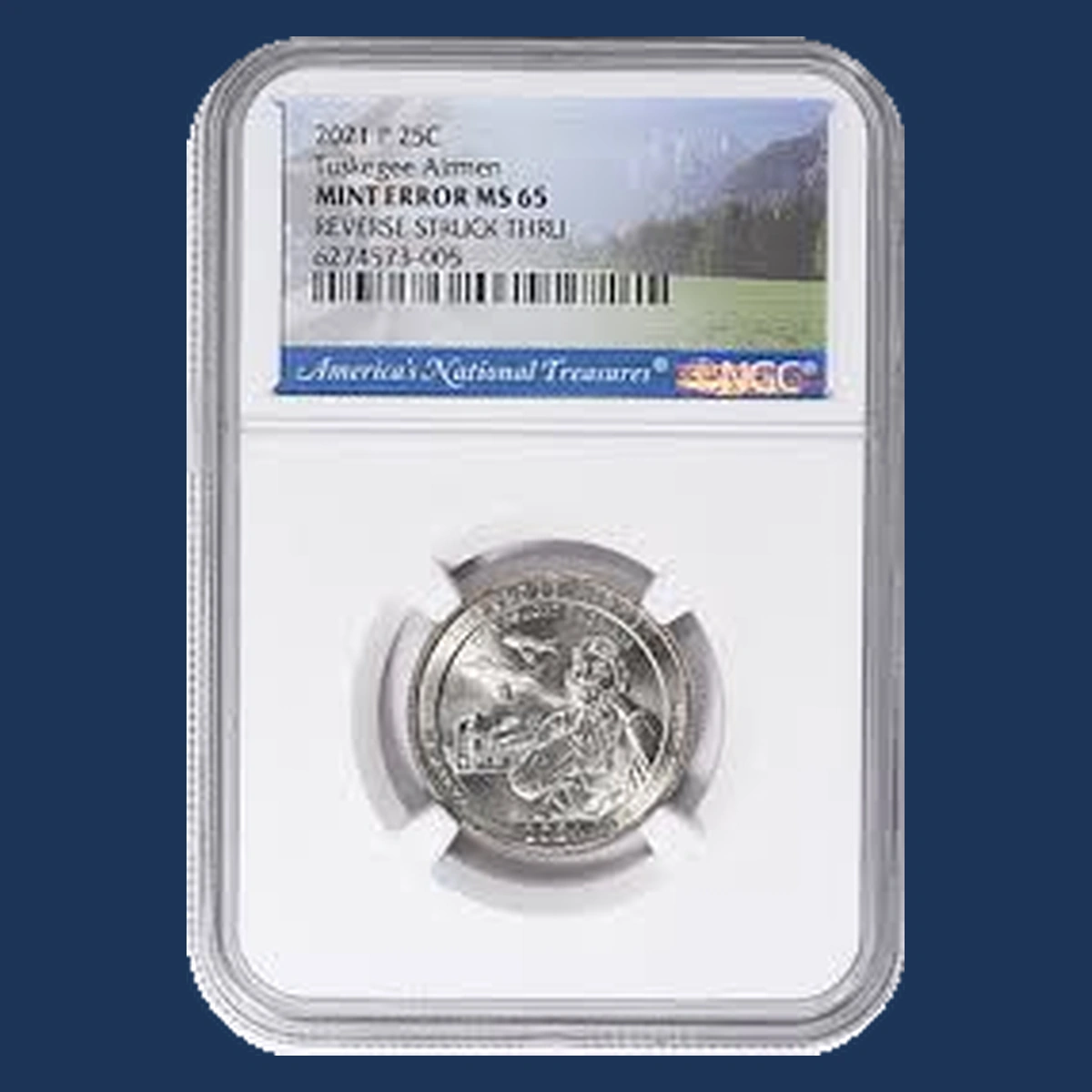 2021 Quarter: Tuskegee Airmen — Struck-Through Error