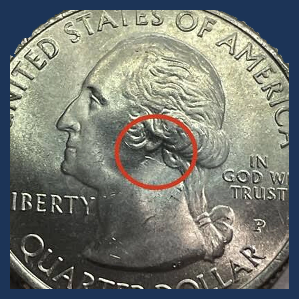 2021 Washington America the Beautiful Quarters: Die Clash