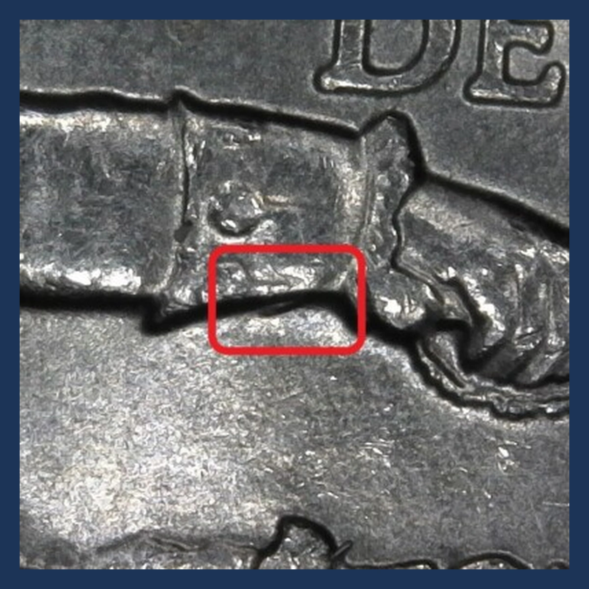2021 Quarter: Crossing the Delaware — Doubled Die Reverse