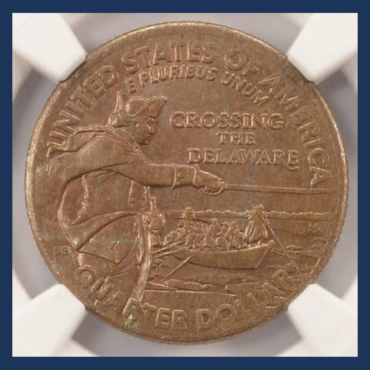 2021 Washington Crossing the Delaware Quarters: Missing Clad