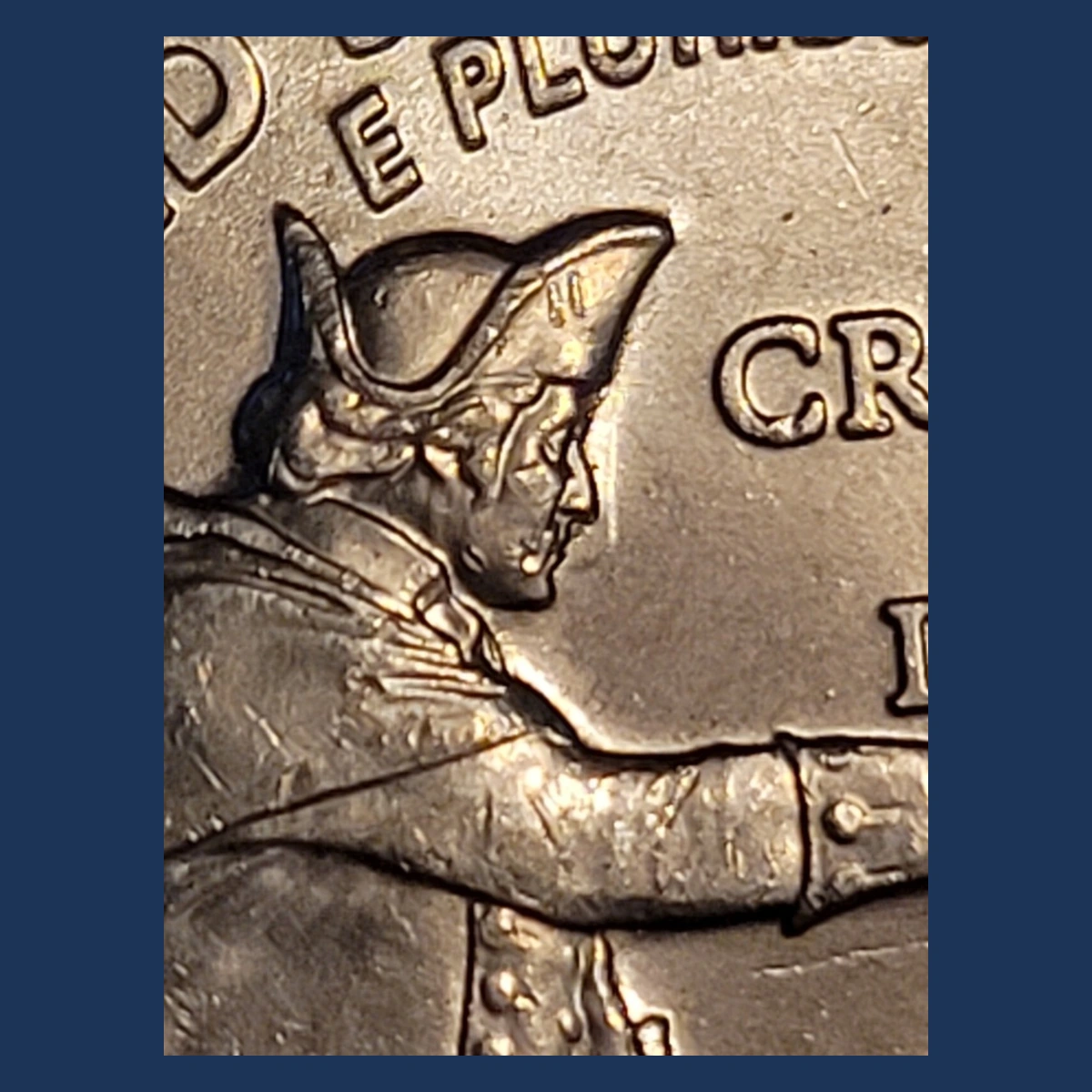 2021 Washington Crossing the Delaware Quarters: Die Clash