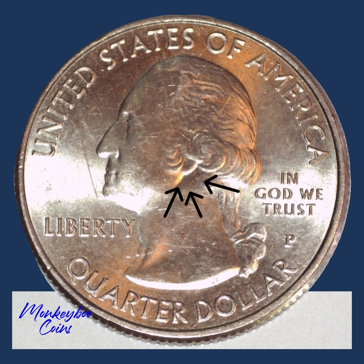 2020 Washington America the Beautiful Quarters: Die Clash