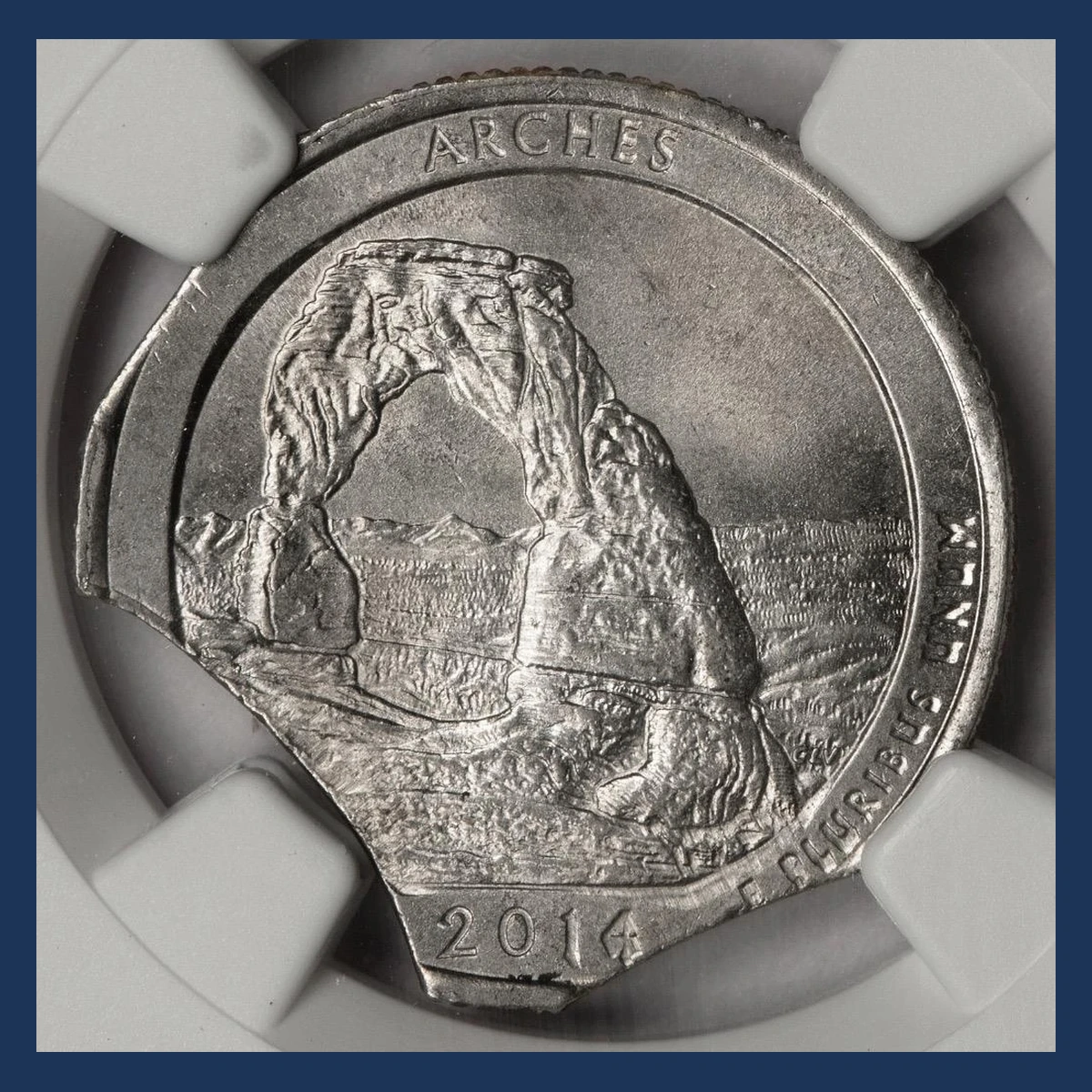 2014 Quarter: Arches — Clipped Planchet