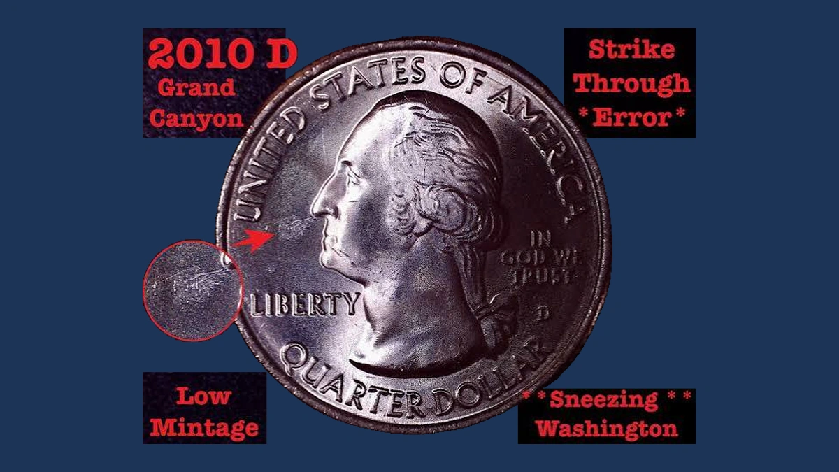 2010 Quarter: Grand Canyon — Struck-Through Error