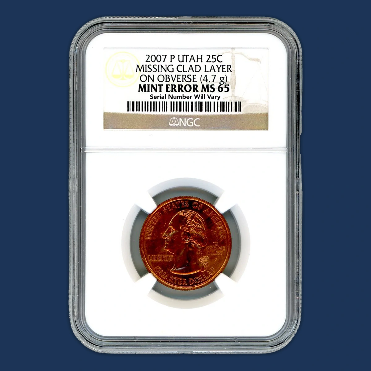 2007 Quarter: Utah — Missing Clad Layer