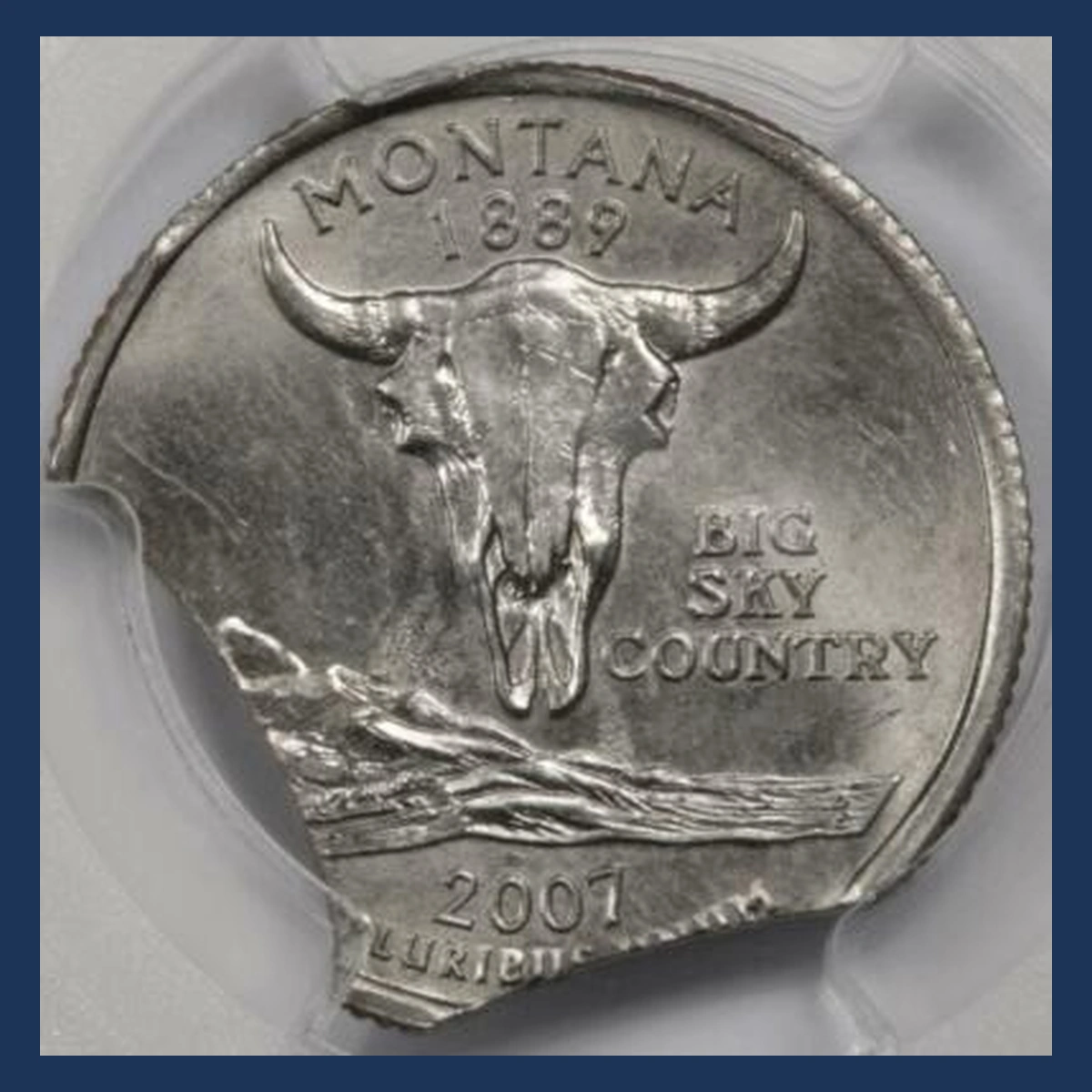 2007 Washington 50 States Quarters: Clipped Planchet