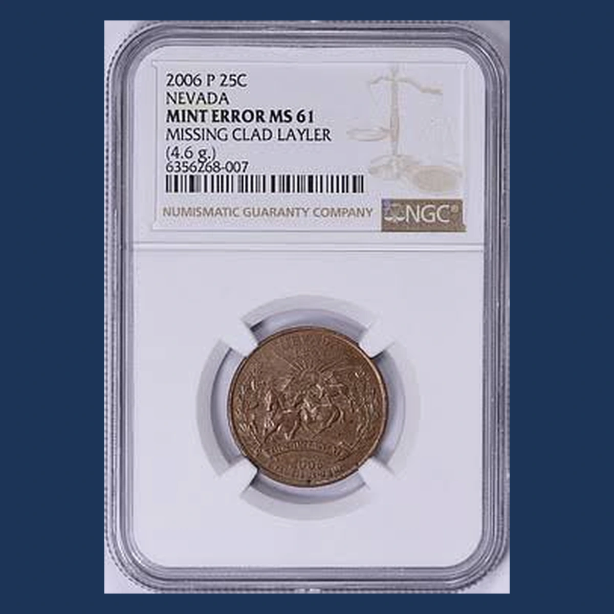 2006 Quarter: Nevada — Missing Clad Layer