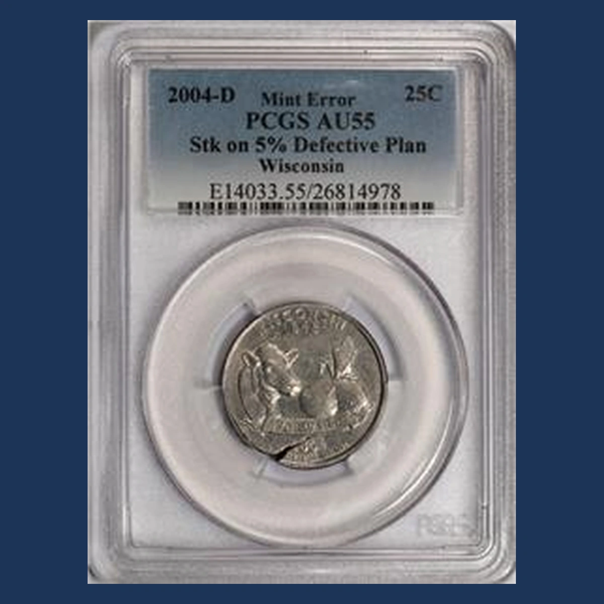 2004 Quarter: Defective Planchet