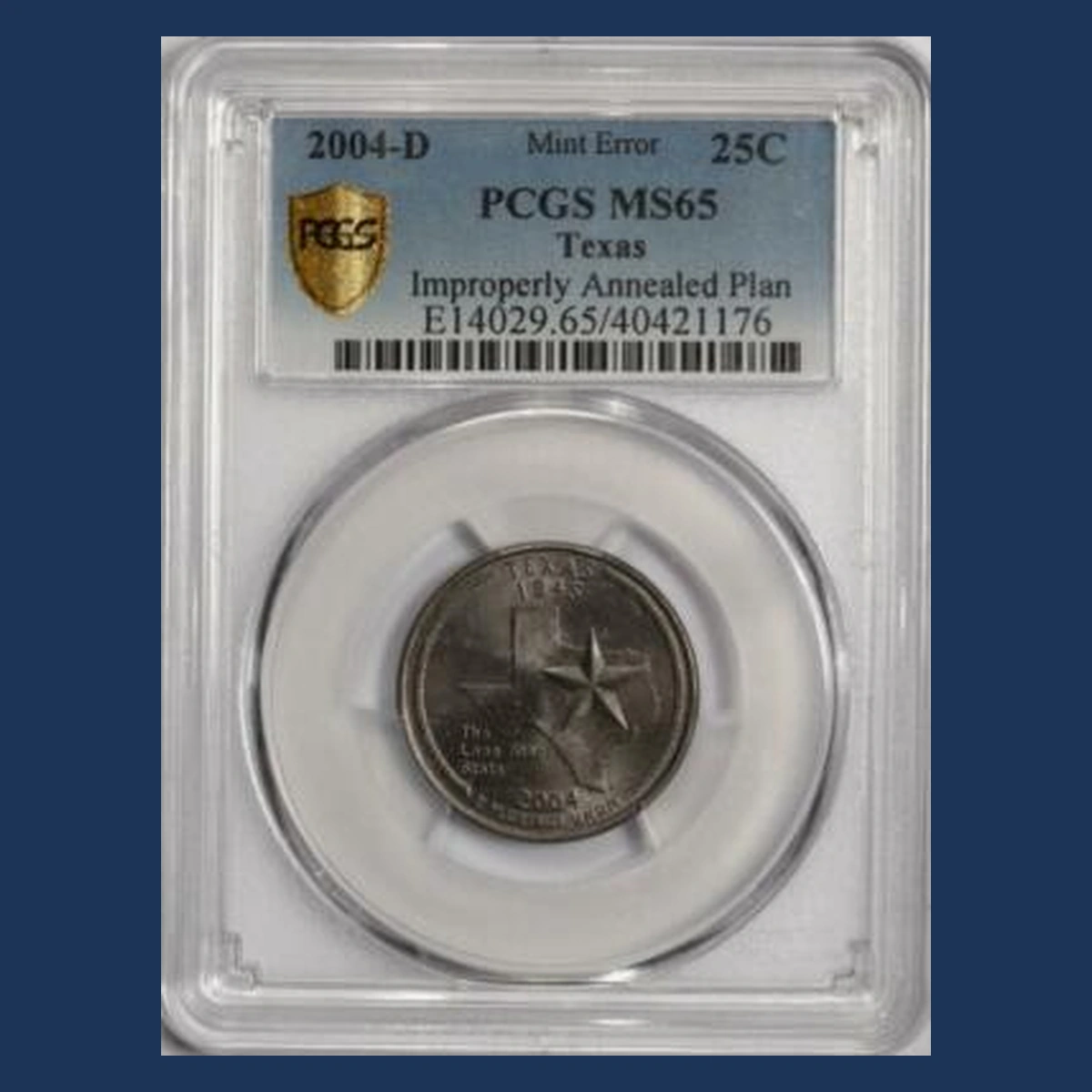 2004 Washington 50 States Quarters: Annealing Error