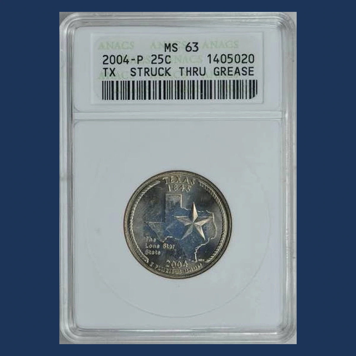 2004 Quarter: Texas — Struck-Through Error