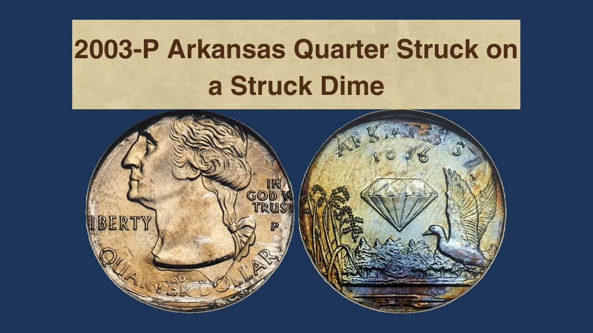 2003 Washington 50 States Quarters: Overstrike / Double Denomination