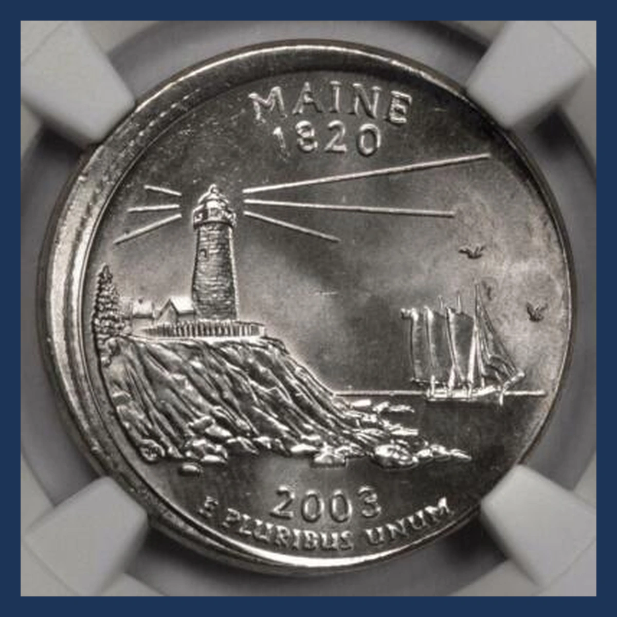 2003 Quarter: Maine — Off-Center Strike