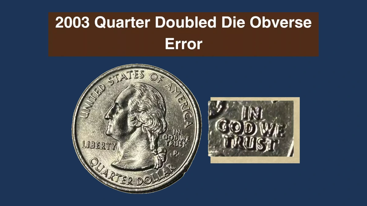 2003 Quarter: Doubled Die Obverse