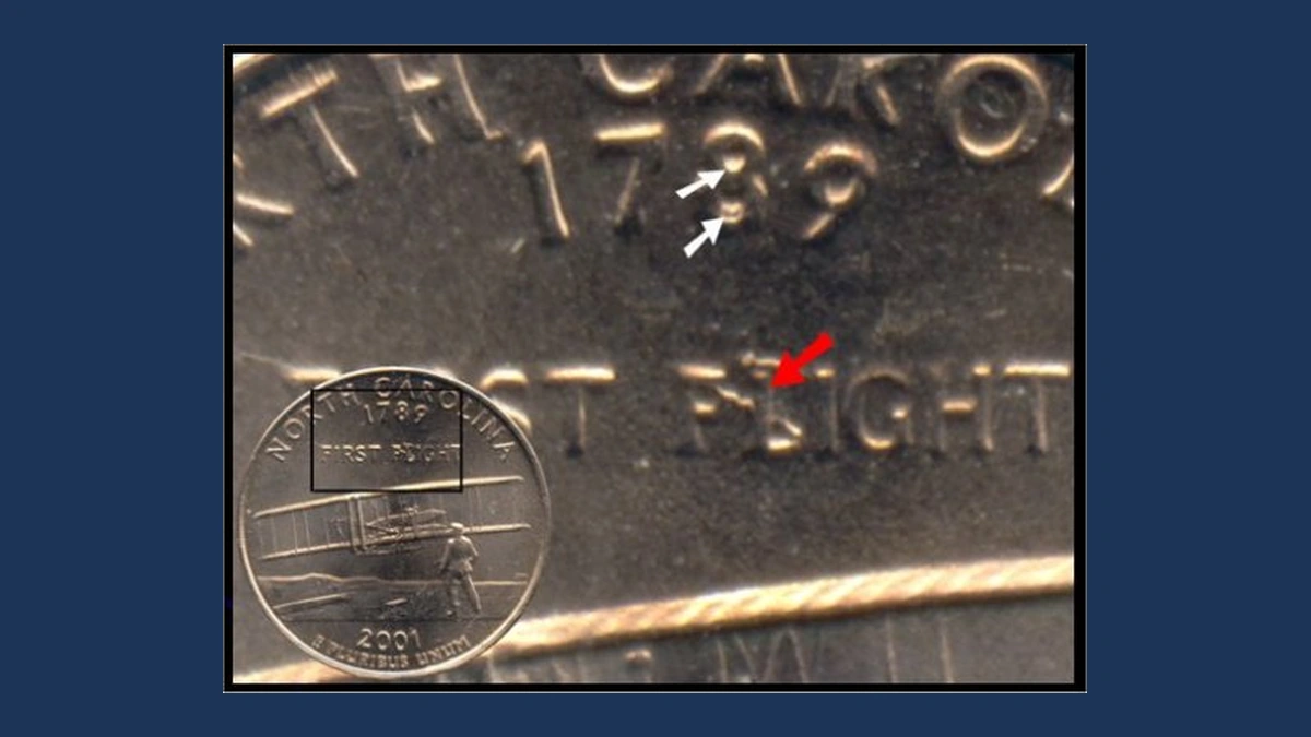 2001 Quarter: North Carolina — Die Crack / Die Chip
