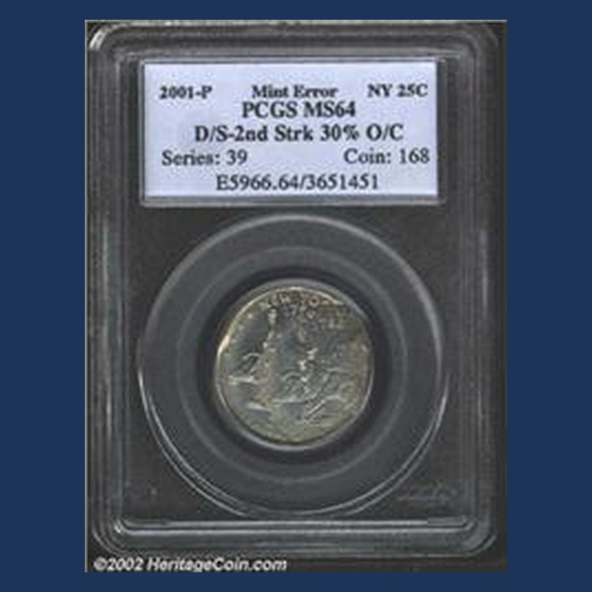 2001 Quarter: New York — Off-Center Strike