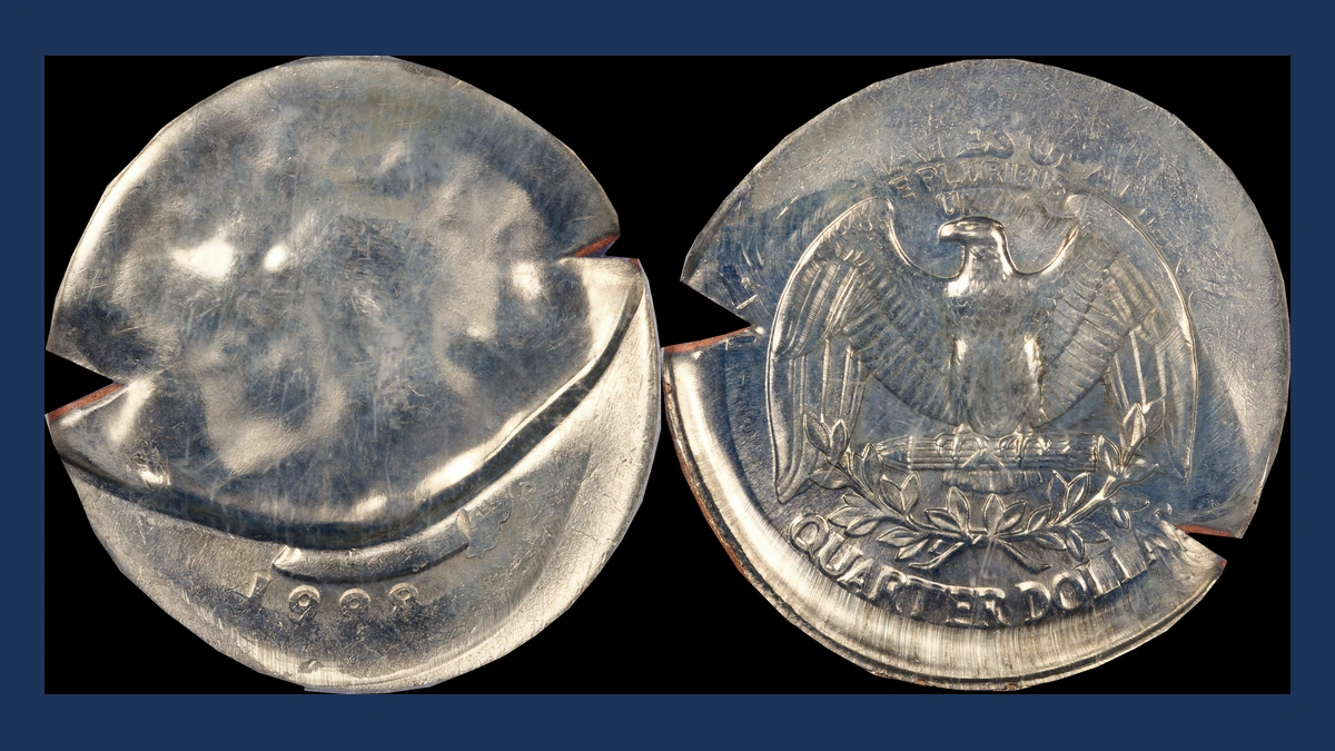 1998 Washington Quarter: indent and broadstrike
