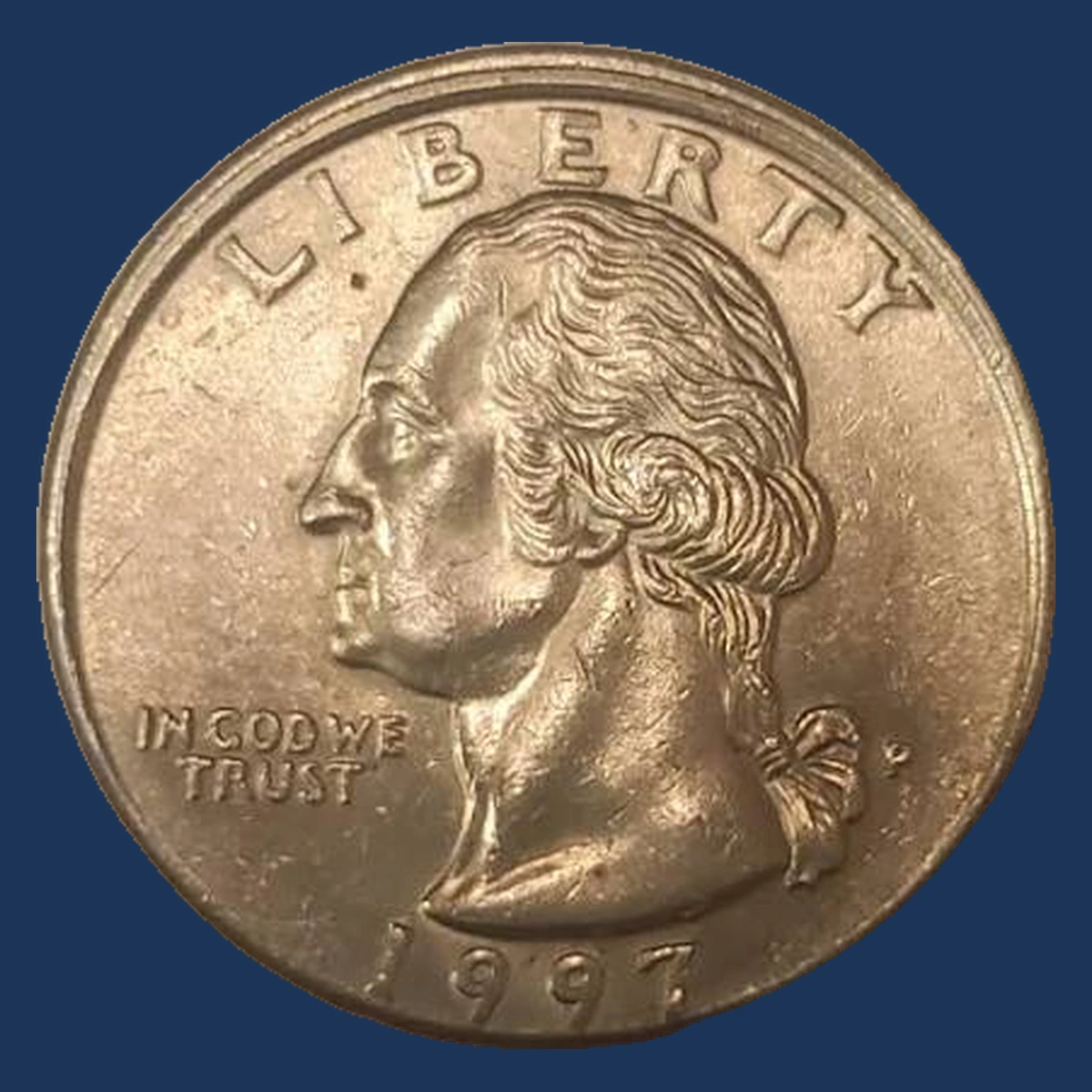 1997 Washington Quarter: Partial Collar