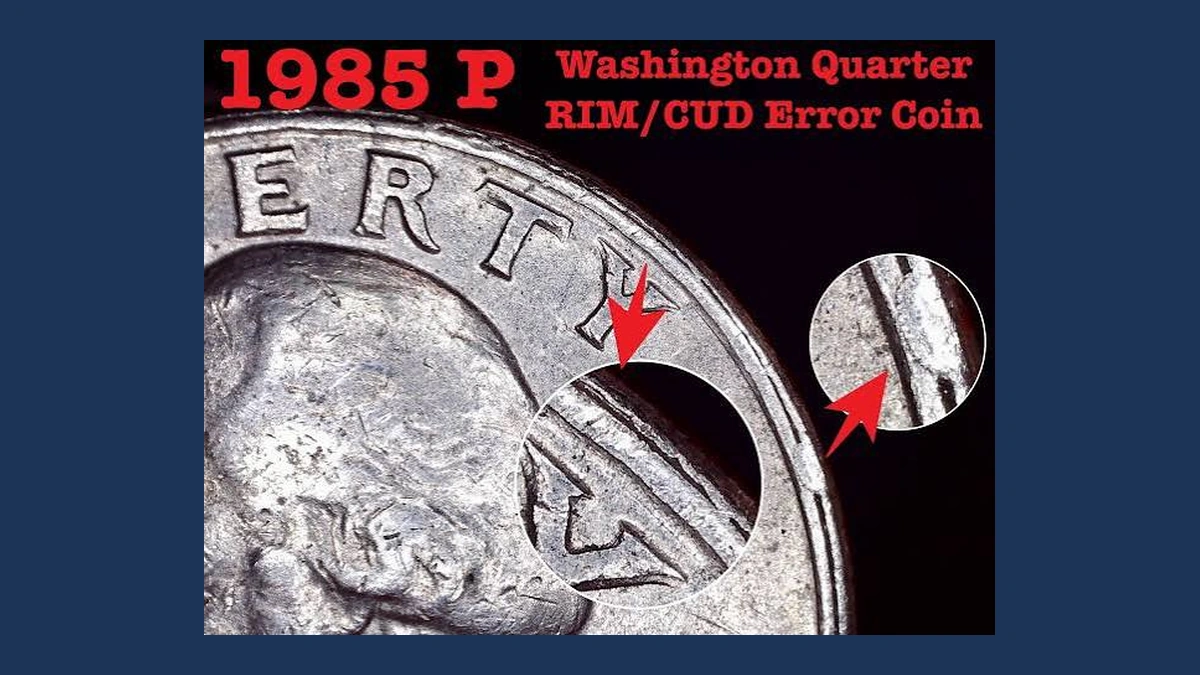 1985 Washington Quarter: Die Break