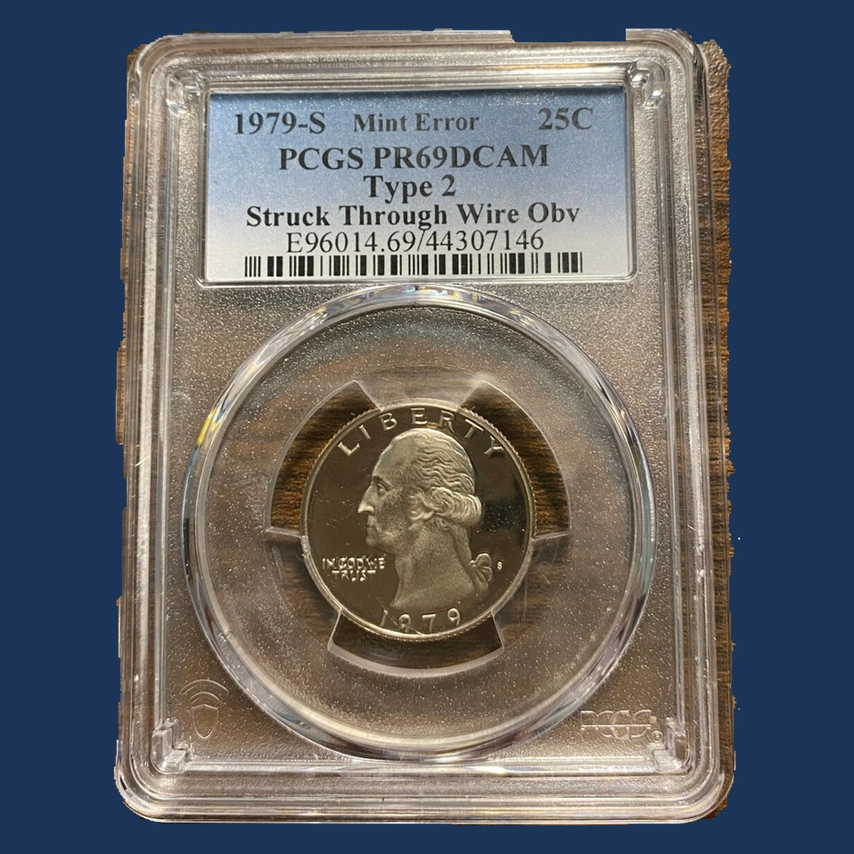 1979 Washington Quarter: Struck-Through Error