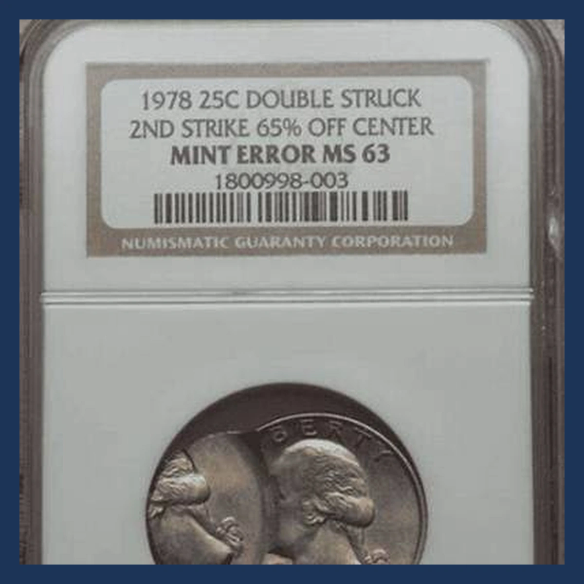 1978 Washington Quarter: Double / Multiple Strike
